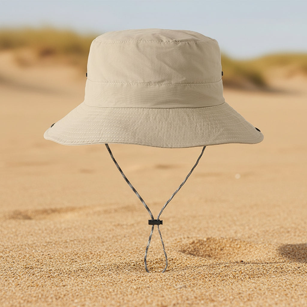 Wide-Brim UV Protection Nylon Sun Hat – Breathable Outdoor Hat for Women & Men FitiqueFit