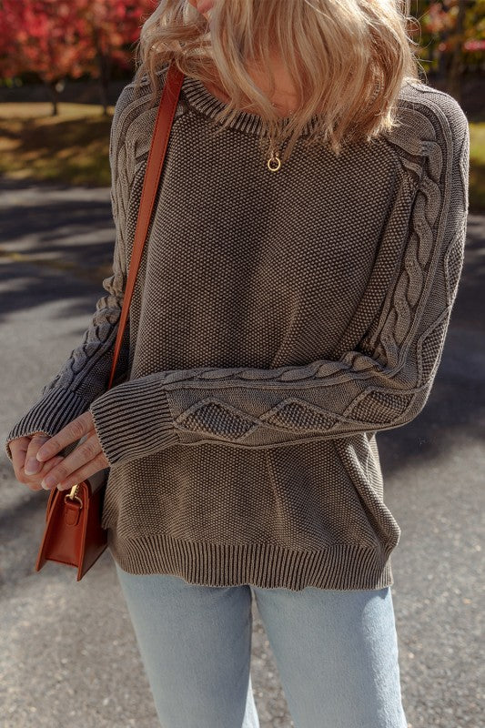 Cable Knit Long Sleeve Sweater Shop Style & More | Fresh Looks, Everyday Deals & Free Shipping