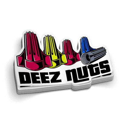 Deez Nuts Hard Hat Decal Armed American Supply