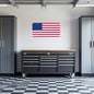 Old Glory Garage Wall Decal Armed American Supply
