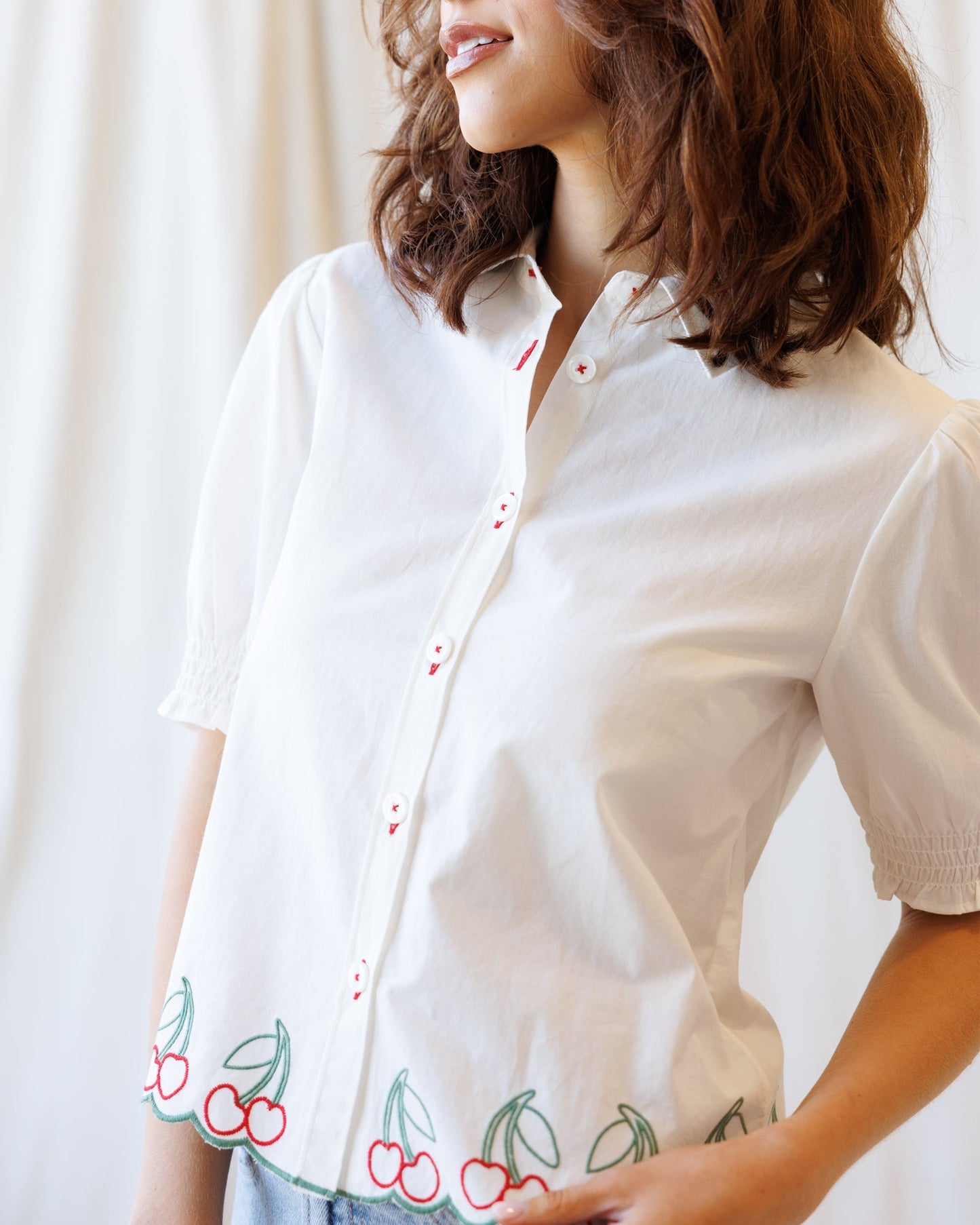 Cherry Cute Button Down Downeast