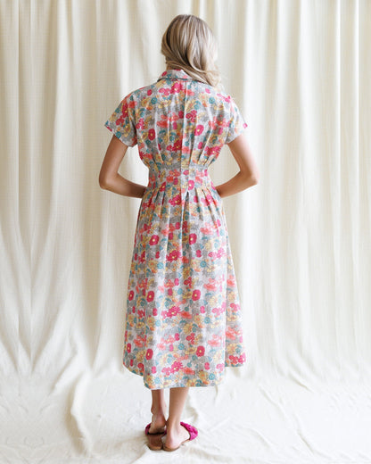 Pleated Shirtdress Downeast