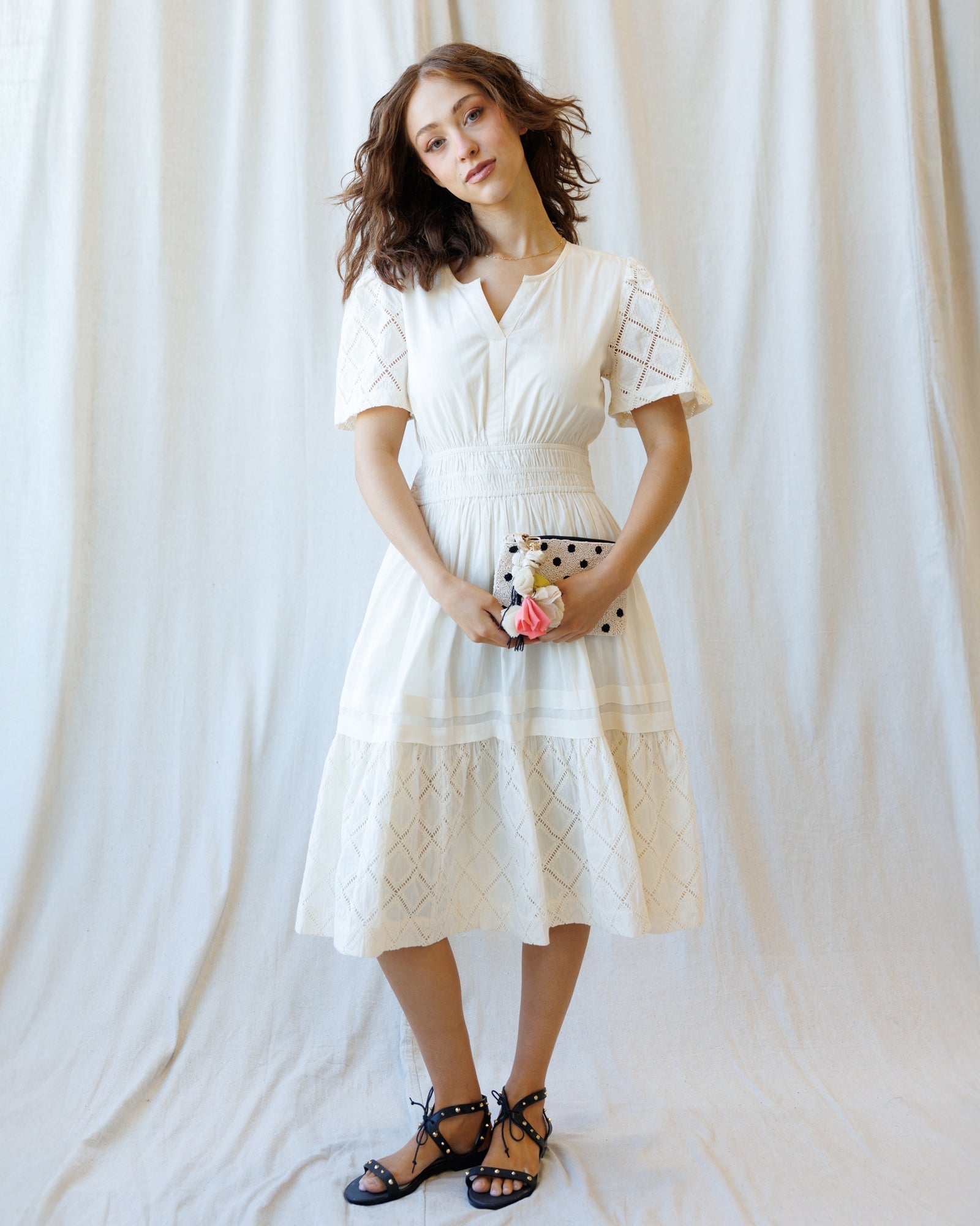 Icon Demi Lace Dress Downeast