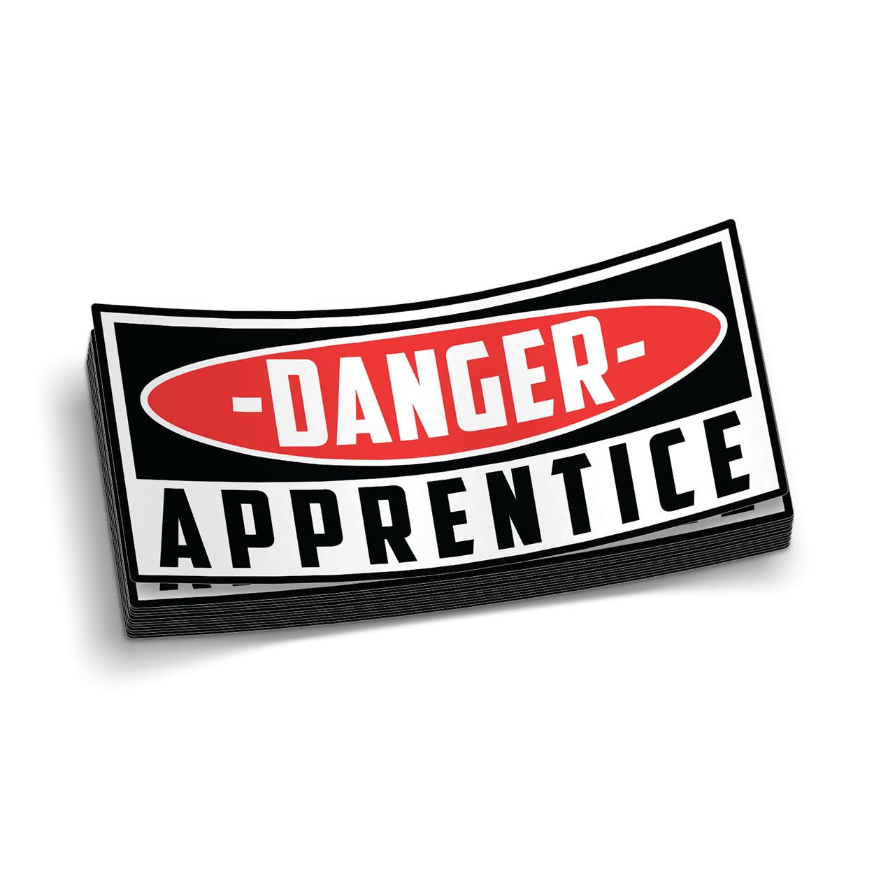 Danger Apprentice Decal Armed American Supply