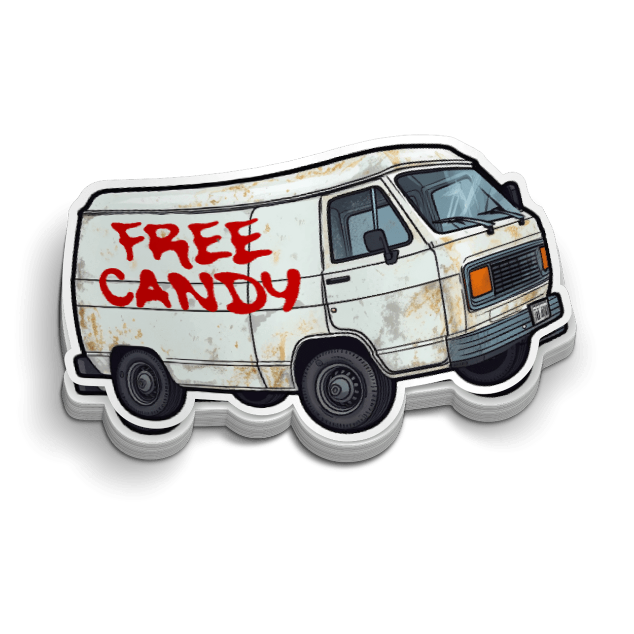 Free Candy Hard Hat Decal Armed American Supply