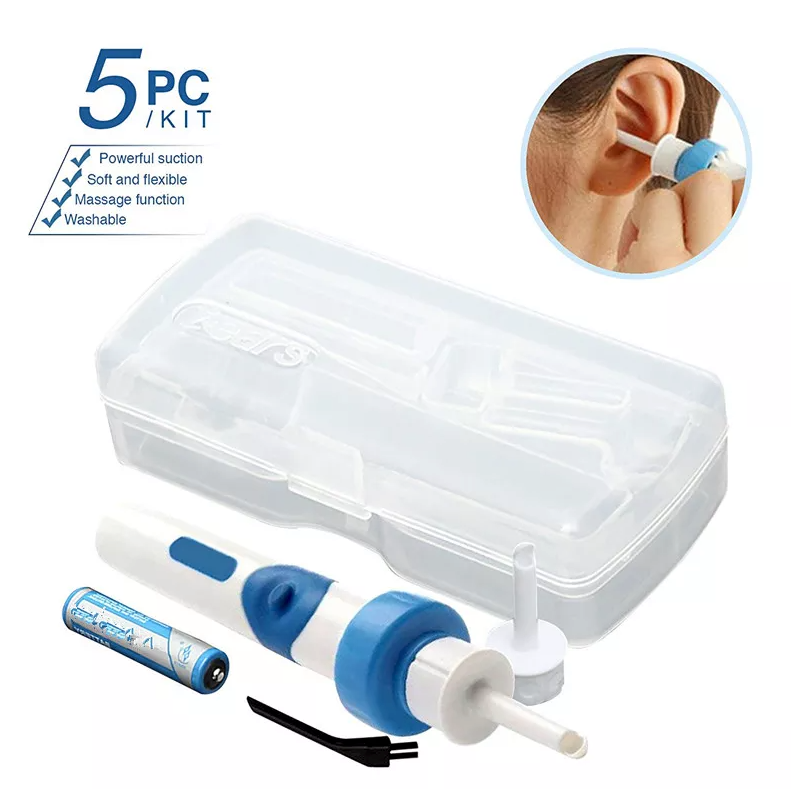 Safety Electric Cordless Vacuum Ear Cleaner Wax Remover Painless Cleaning Tool New Era Fashion LLc