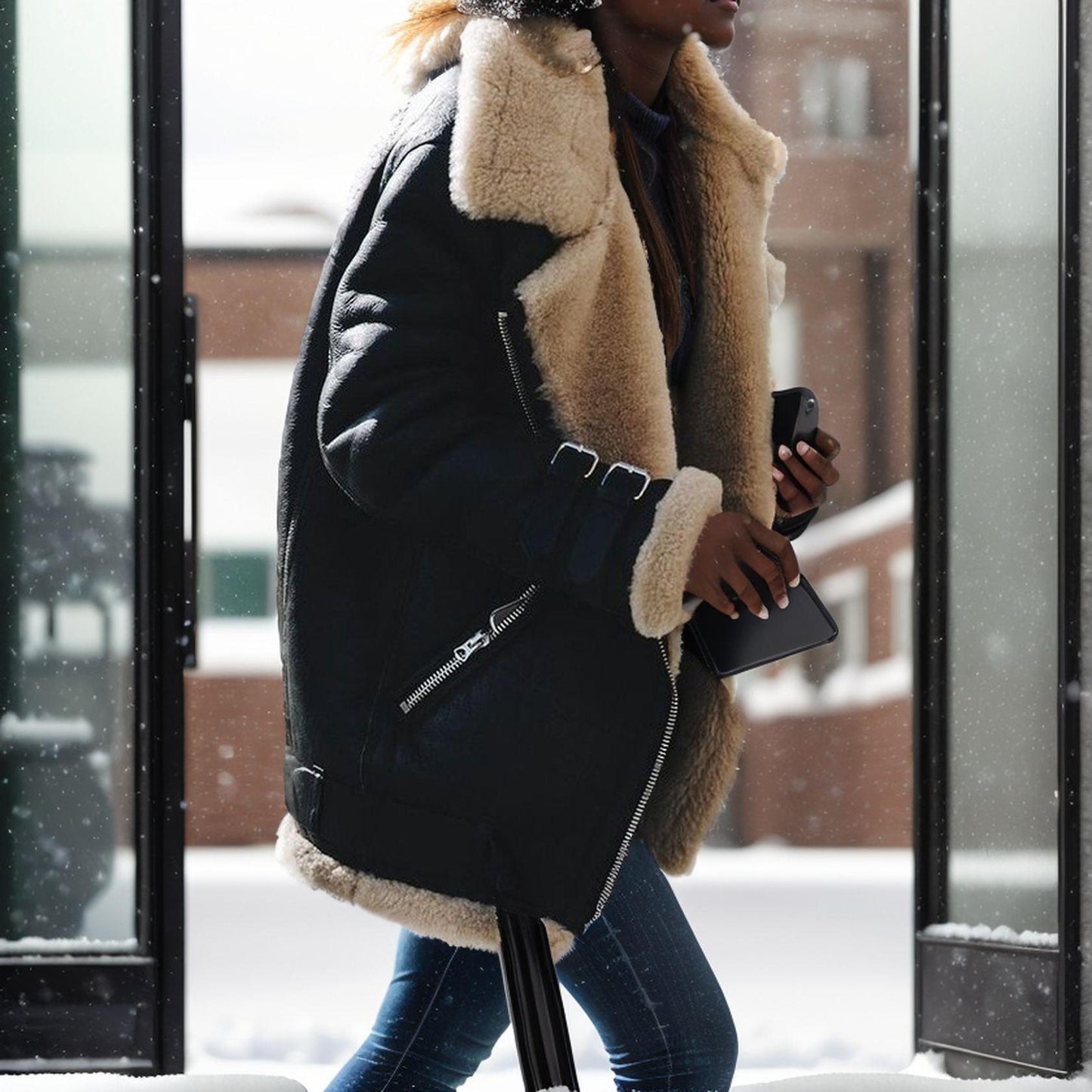 Western Fur & Suede Coat | Stylish Country Girl Jacket for Fall & Winter Country in My Heart