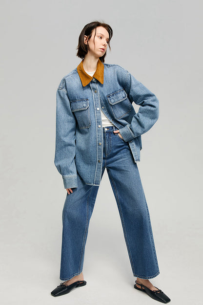 The Cityer Crop Wide Jeans HJ009 Hey Joanie