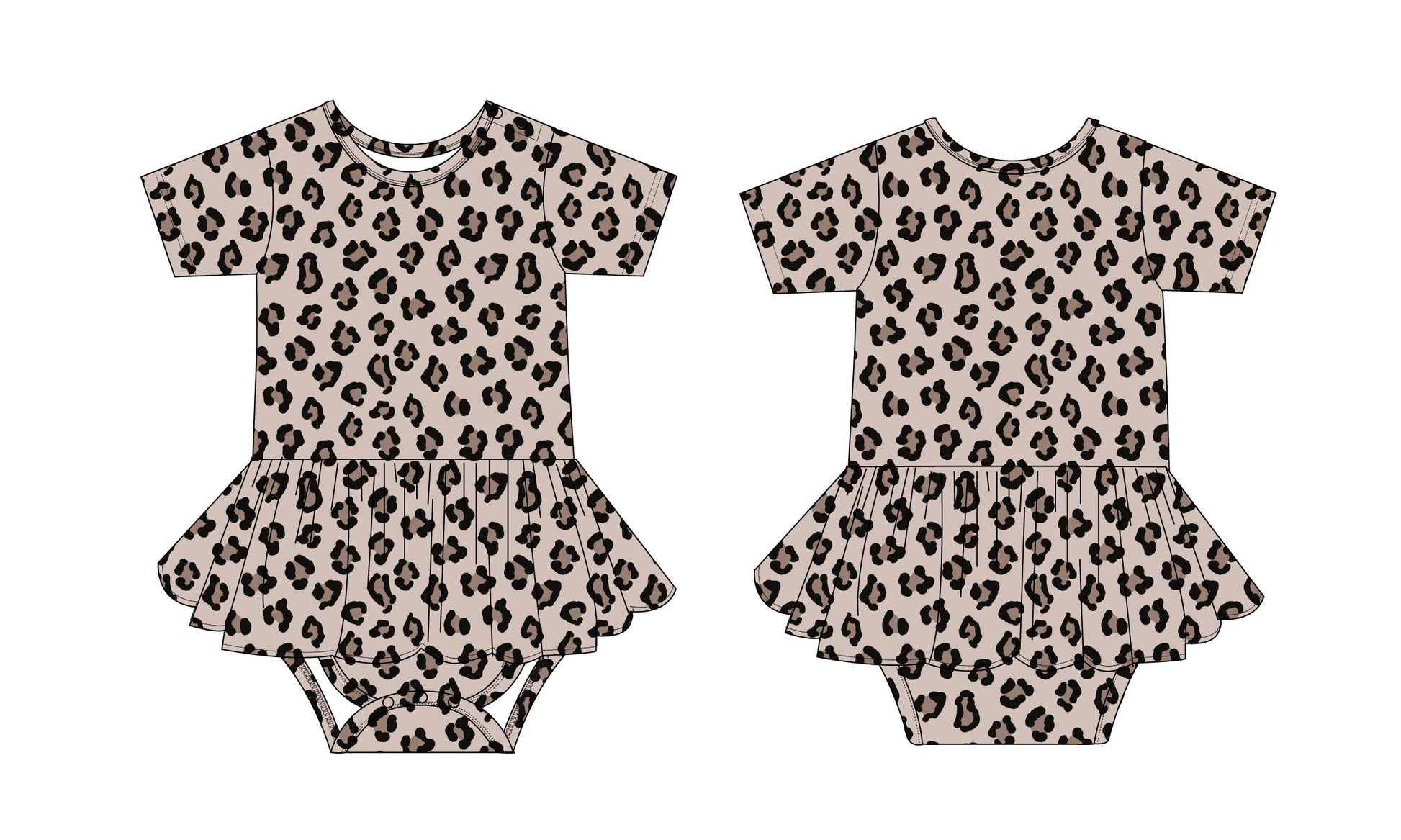 WILD - Bodysuit Dress Blush Lotus