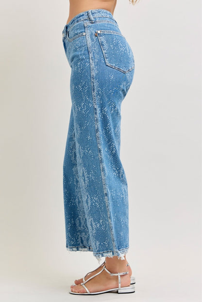 Judy Blue High Rise Ankle Wide Leg Jeans New Era Fashion LLc