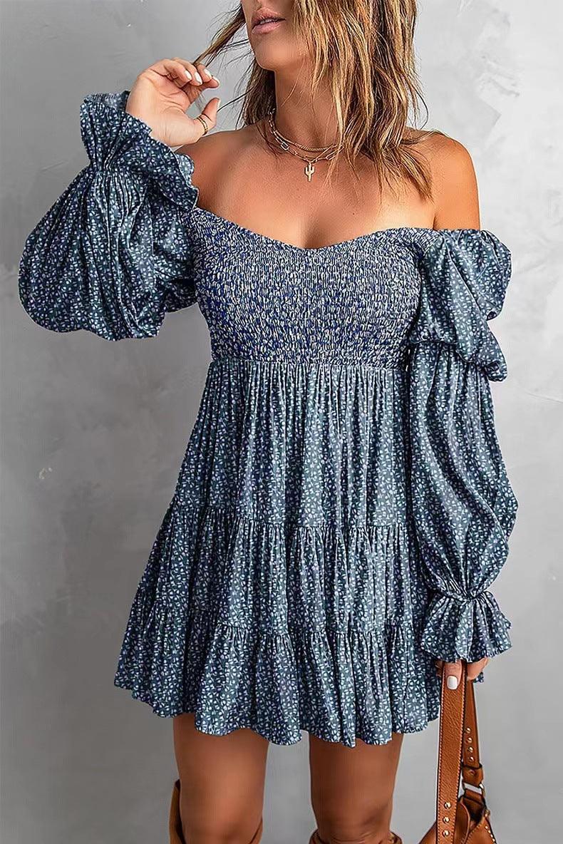 Flirty Puff Sleeve A-Line Dress | Spring & Summer Strapless Dress Country in My Heart