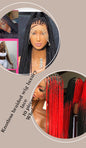 10 pieces knotless braided wig luxury lace HOL stores