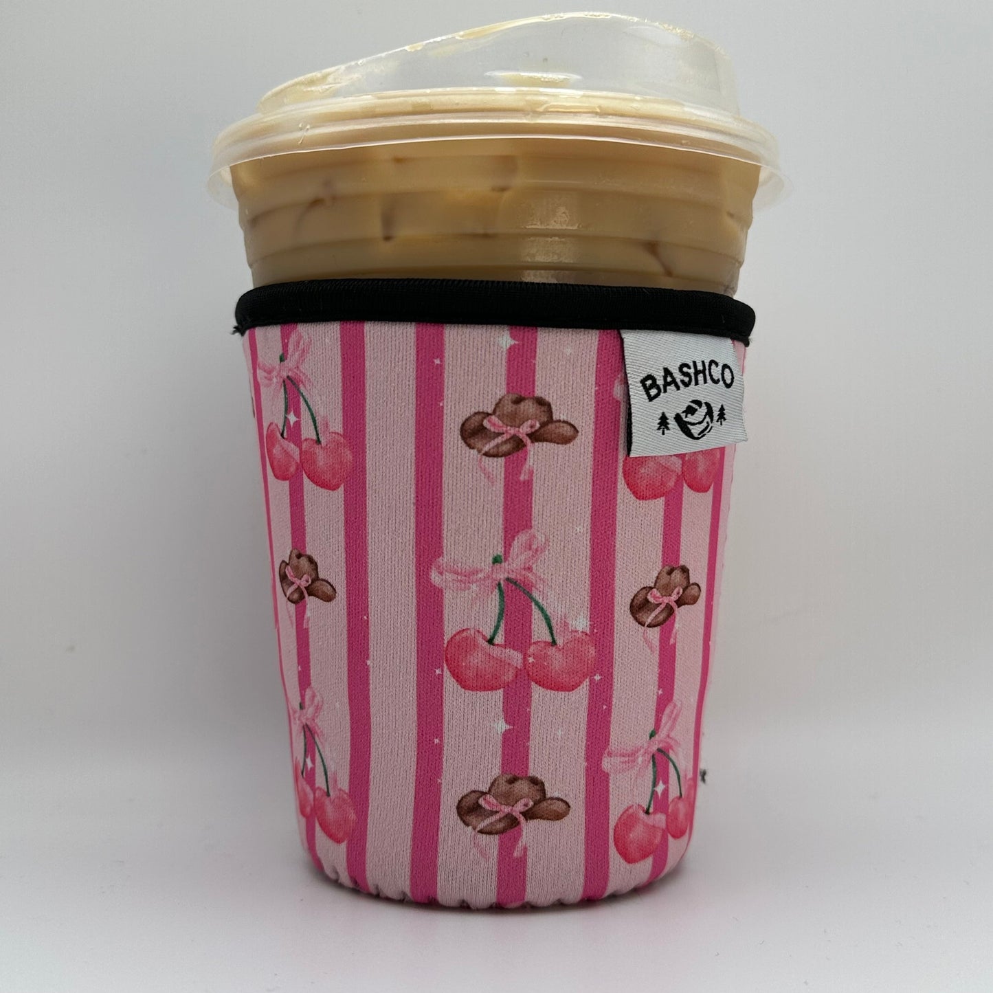 Croquette Cowgirl Coffee Sleeve | Girly Western Coffee Koozie BashDesignsCo