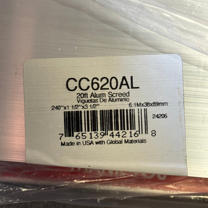 KRAFT TOOL CO. Striker Screed 240”x1-1/2”x3-1/2” CC620AL PayWut
