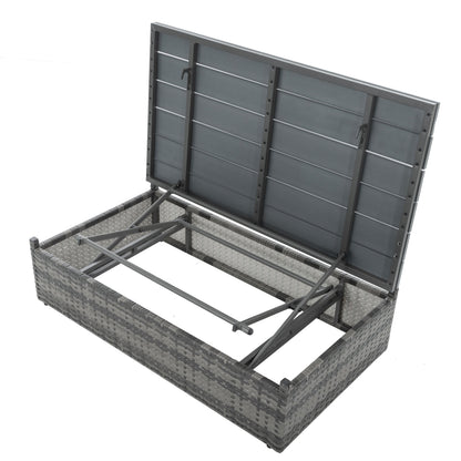 Patio Furniture, Outdoor Furniture, Seasonal PE Wicker Furniture,5 Set Wicker Furniture With Plywood Coffee Table V.I.P Digital Presence