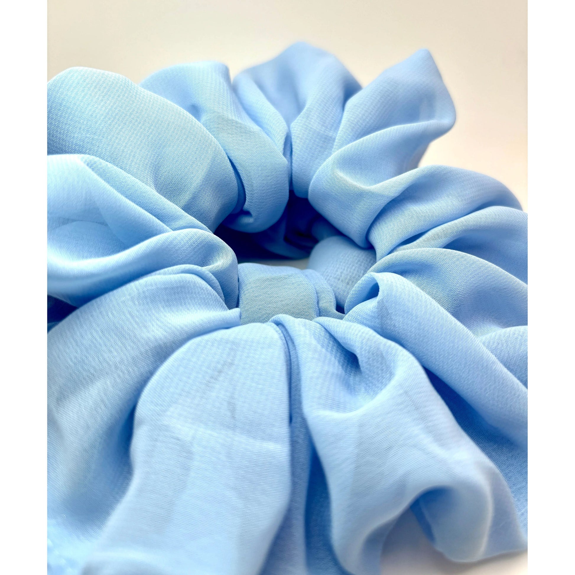 Light Blue Organza Scrunchie Enchanted Scrunch