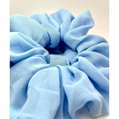 Light Blue Organza Scrunchie Enchanted Scrunch