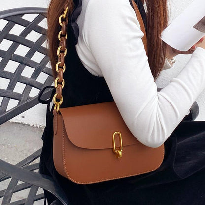 Luxury Retro Cowgirl Saddle Bag | Genuine Leather Brown Handbag Country in My Heart