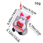 Christmas Doll Socks Cartoon Plush Christmas Socks Christmas Tree Pendant Santa Claus Snowman Candy Gift Bag