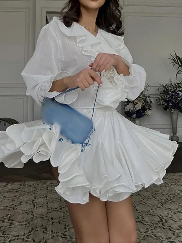 Vintage Pleated Ruffled Mini Skirt | Country Girl Festival & Rodeo Skirt Country in My Heart