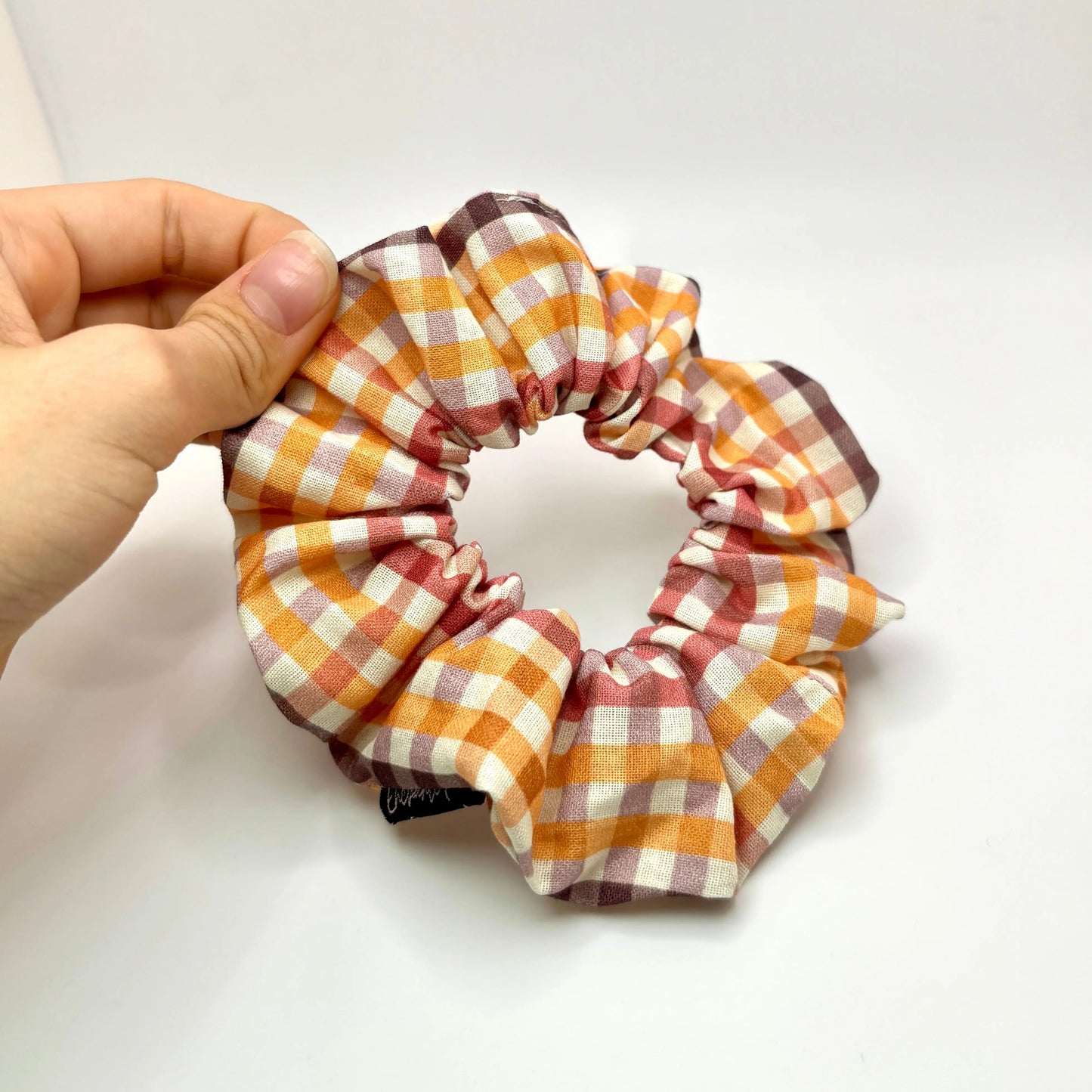 Mini Harvest Plaid Scrunchie Enchanted Scrunch