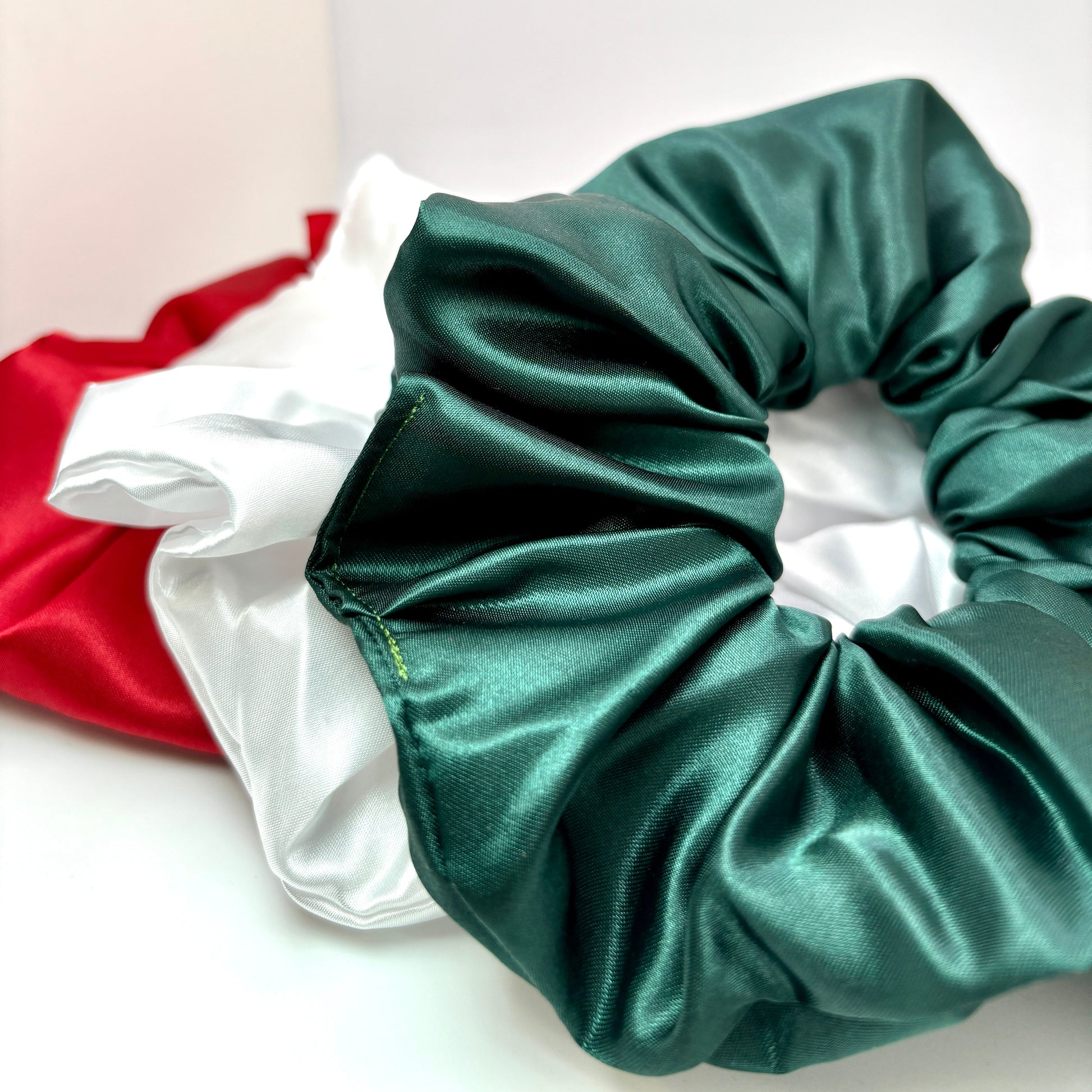 Christmas Silk Scrunchie Trio Enchanted Scrunch