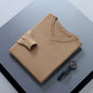 Men's V-Neck Cashmere Sweater - Soft Warm Pullover