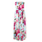 Trendy Printed Strapless Maxi Dress for Women