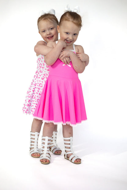 Molly Athleisure Dress - Barbie Pink Always In Bloom Clothing Co