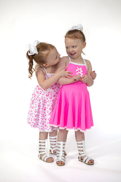 Molly Athleisure Dress - Barbie Pink Always In Bloom Clothing Co