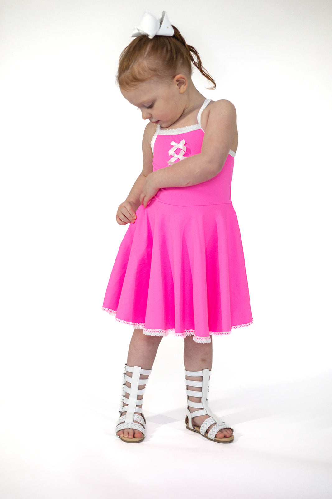 Molly Athleisure Dress - Barbie Pink Always In Bloom Clothing Co