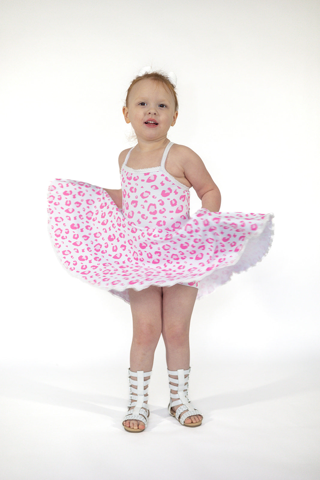 Molly Athleisure Dress -Pink Leopard Always In Bloom Clothing Co