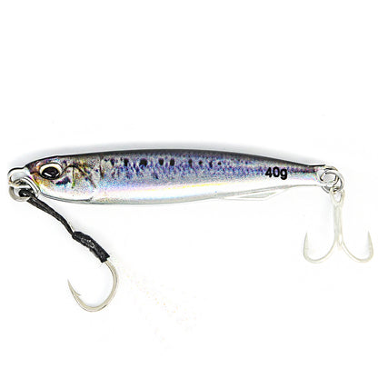 B&U Metal Cast Jig - 3D Printed Spoon Casting Jigging for Saltwater Fishing - 30G/40G/60G Artificial Bait Tackle with Enhanced Durability and Realistic Design NovaCart