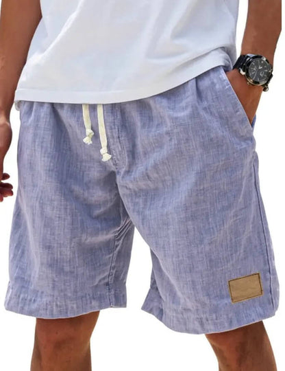 Men's Retro Breathable Linen Loose Holiday Shorts SnagBag