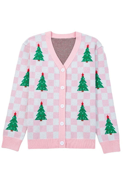 Ella Tree Pattern Cardigan Sweater Shop Style & More | Fresh Looks, Everyday Deals & Free Shipping