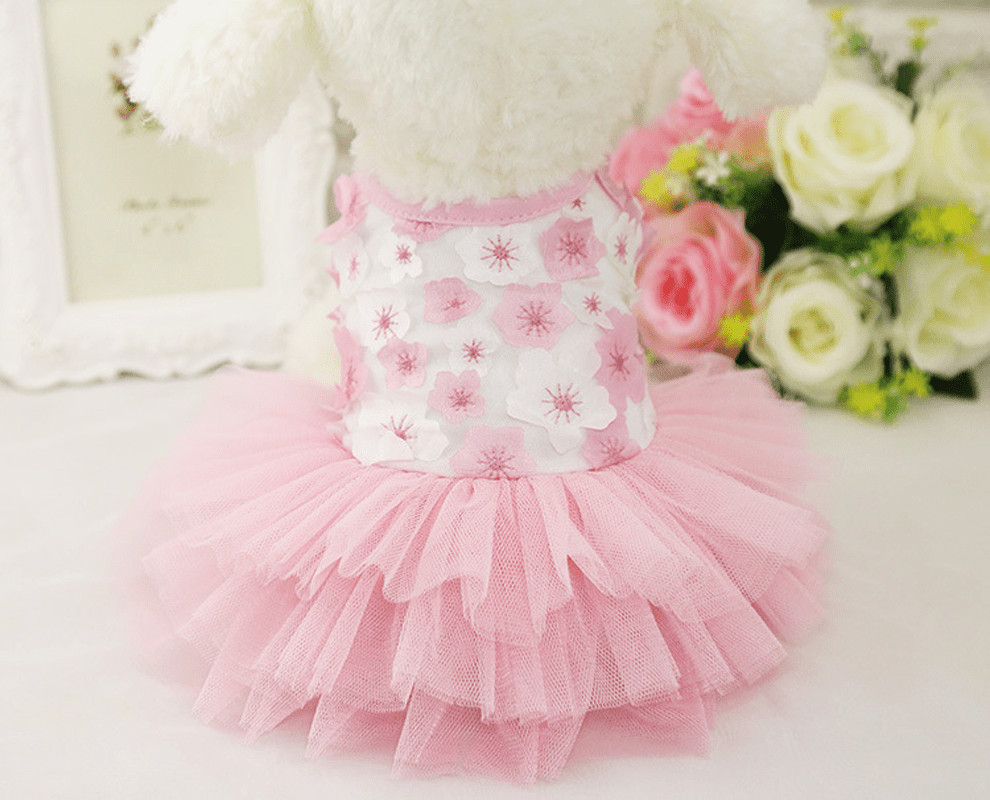 Cute Dog Dress with Mesh Design NovaCart