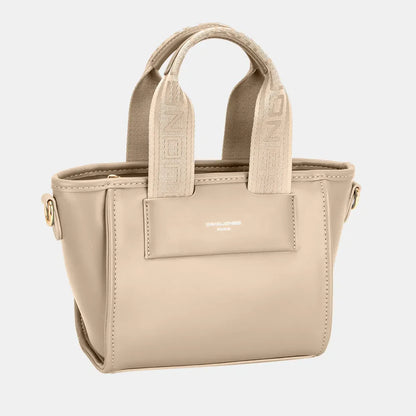 David Jones Small Handbag with Embossed Pattern Handles New Era Fashion LLc