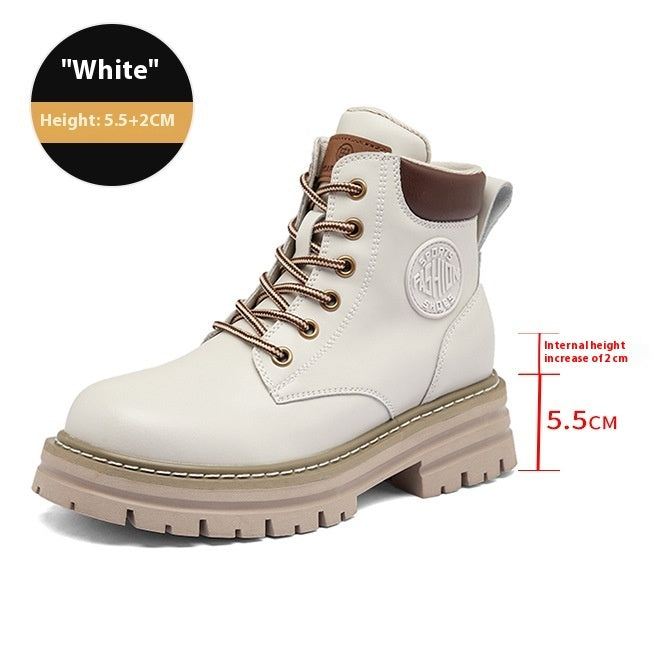 Women’s Genuine Leather Martin Boots FitiqueFit