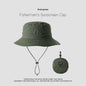 Wide-Brim UV Protection Nylon Sun Hat – Breathable Outdoor Hat for Women & Men FitiqueFit