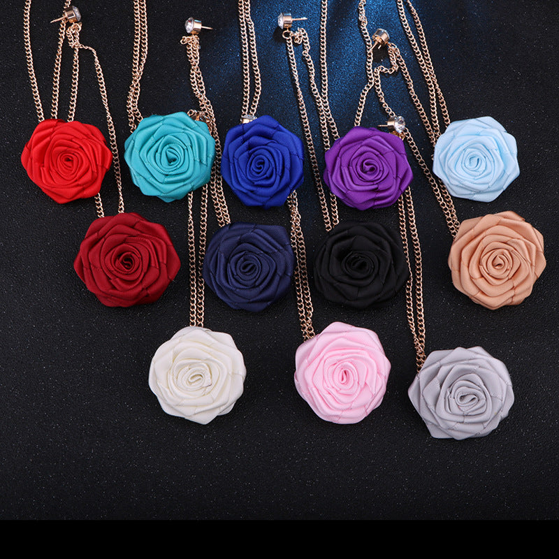 Men's Wedding Ceremony Groom Handmade Rose Chain Brooch NovaCart