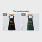 Single Apron, Featuring Pockets, Suitable for Coffee Shops, Dining Establishments, And Versatile Use, Measuring 28.3 Inches by 25.5 Inches. NovaCart