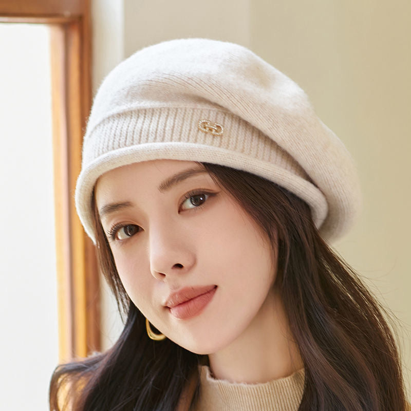 Women’s Wool Knitted Winter Hat — All-Match Knit Beanie FitiqueFit
