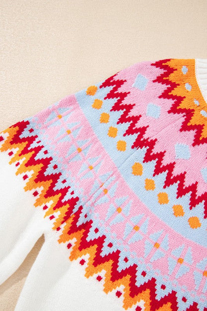 Avery Print Drop Shoulder Sweater Shop Style & More | Fresh Looks, Everyday Deals & Free Shipping