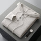 Men's American-style Warm High-grade Button Hoodie Sweater Grayceful LLC