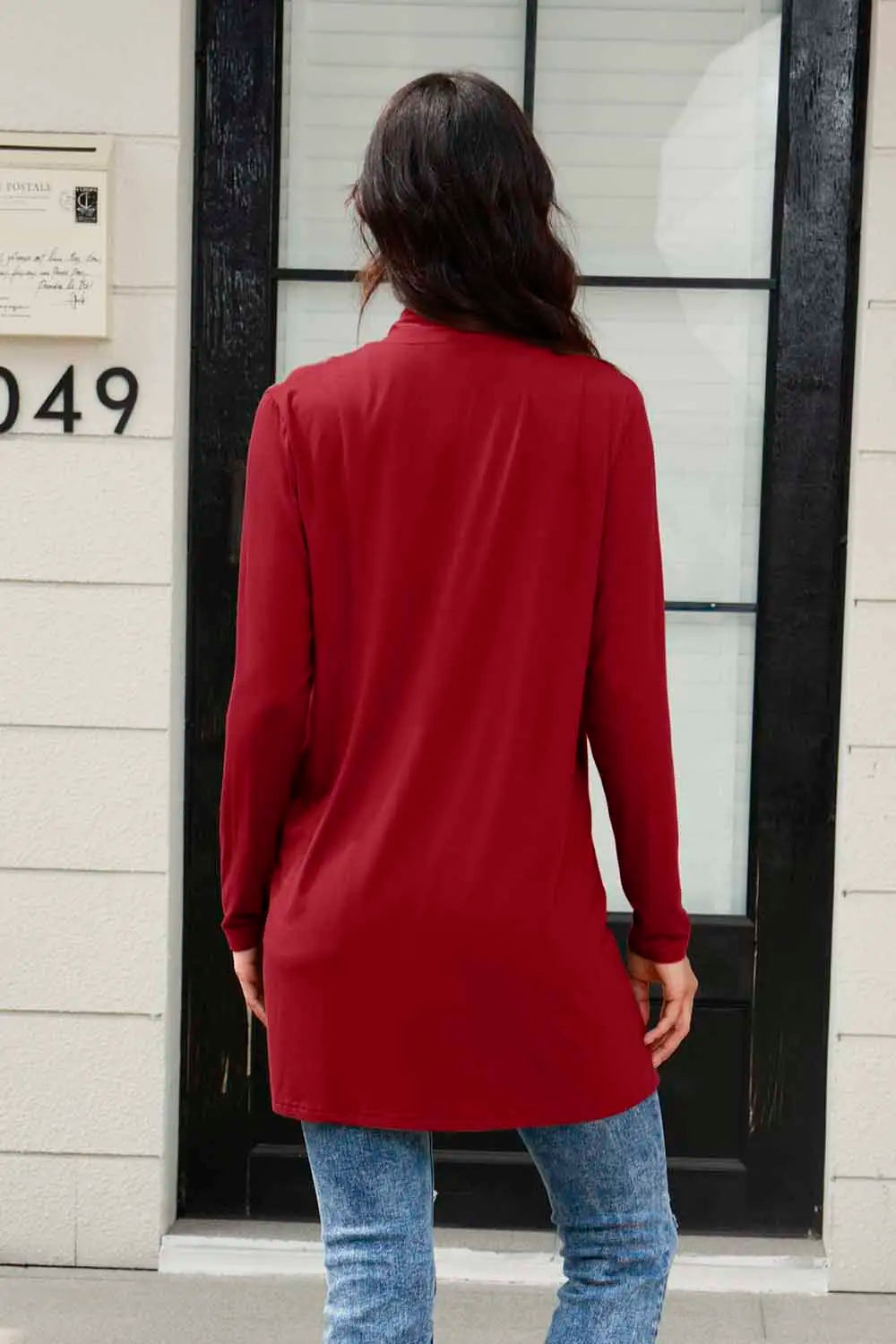Basic Bae Full Size Open Front Long Sleeve Cardigan with Pockets New Era Fashion LLc