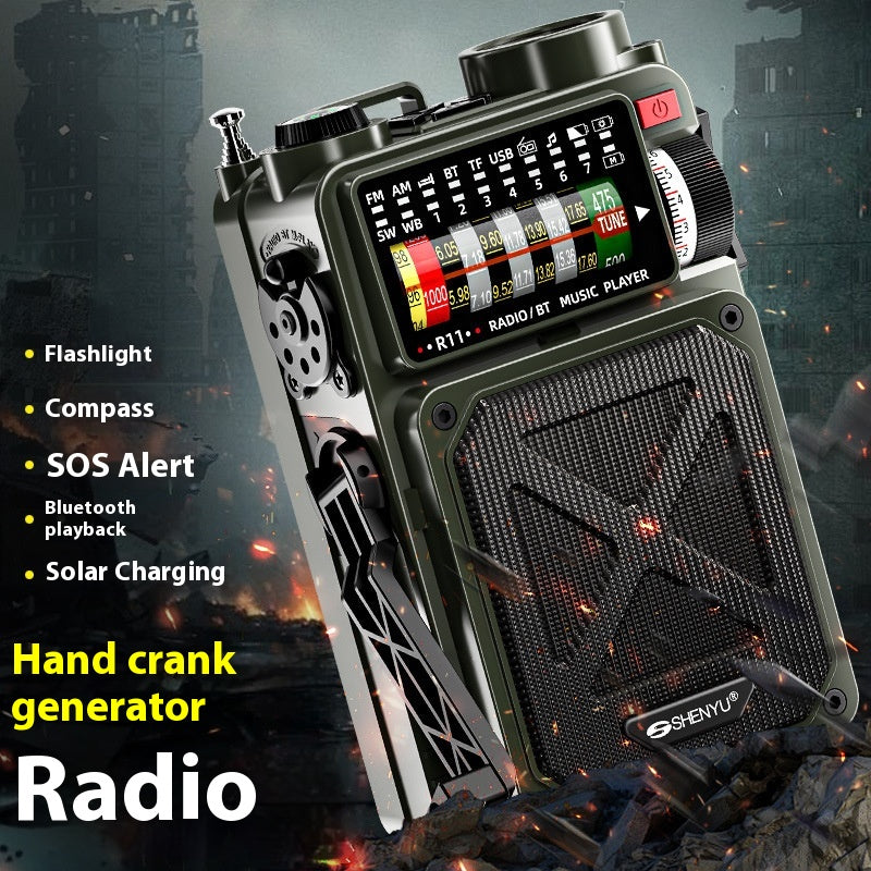 Hand-Crank Generator & Solar Power Bank SmartPursue™