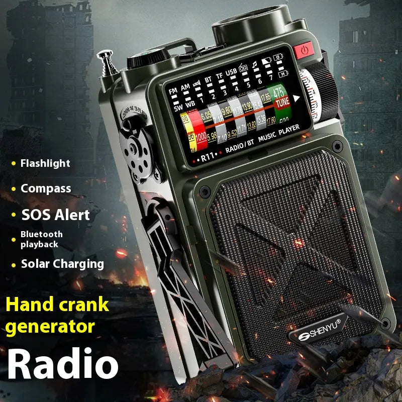 Hand-Crank Generator & Solar Power Bank SmartPursue™