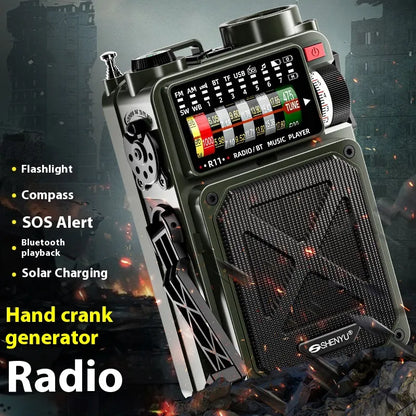 Hand-Crank Generator & Solar Power Bank SmartPursue™