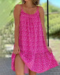 Boho Floral Sleeveless Cami Maxi Dress FitiqueFit