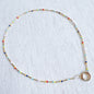 Dainty Color Bead Front Lock Necklace Shop Style & More | Fresh Looks, Everyday Deals & Free Shipping